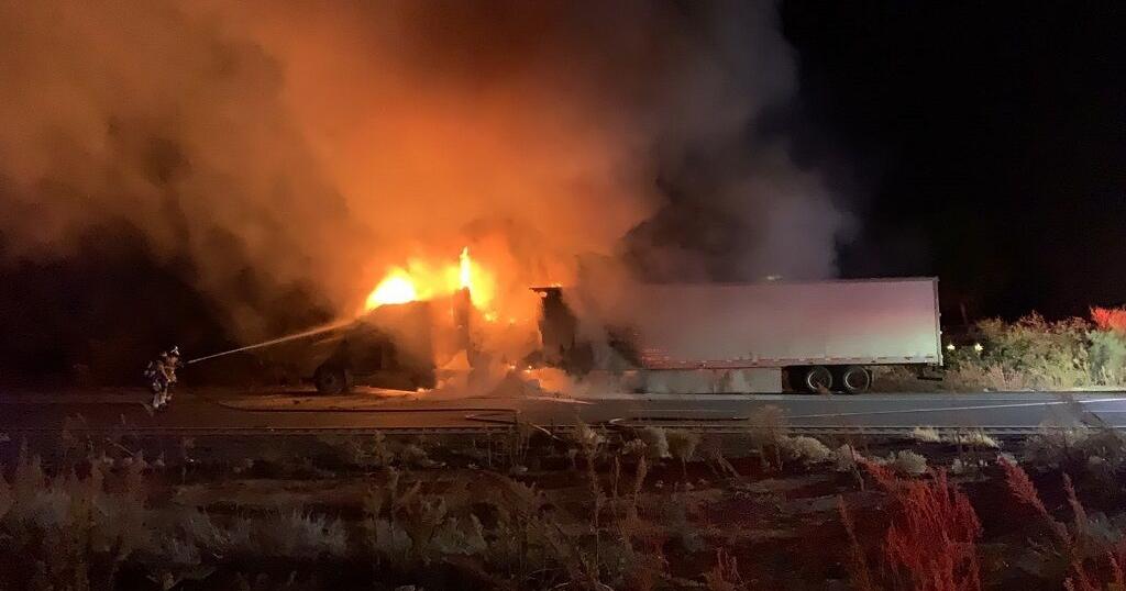 Overnight semi-truck fire causes delays on I-19 near Green Valley ...