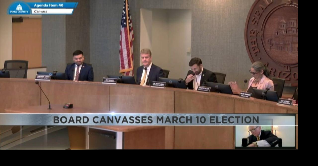 Pima County Board of Supervisors approve election results