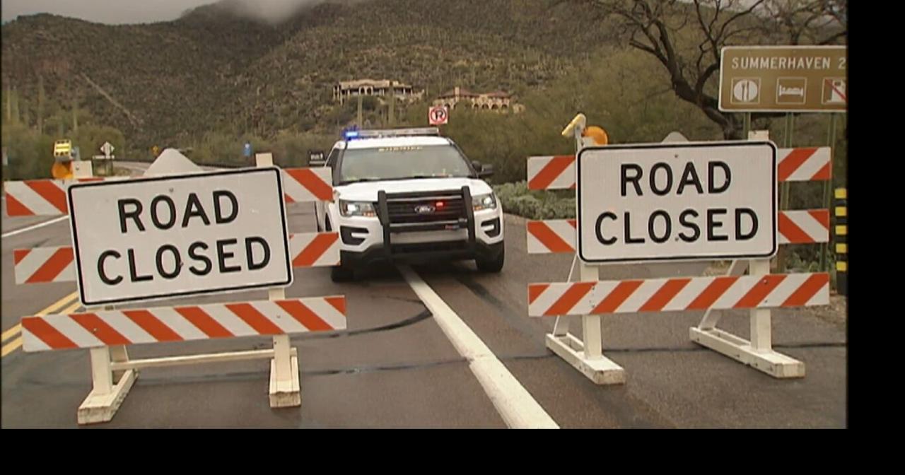 Road to Mt. Lemmon still closed Video