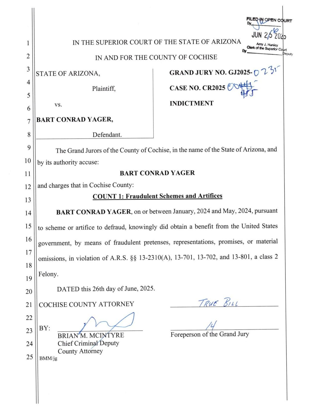 Fraud Indictment 1