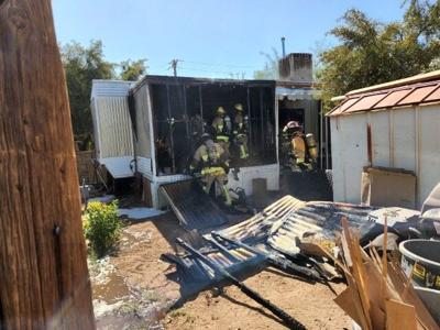 Several small dogs die in Tucson mobile home fire | Printing | kvoa.com