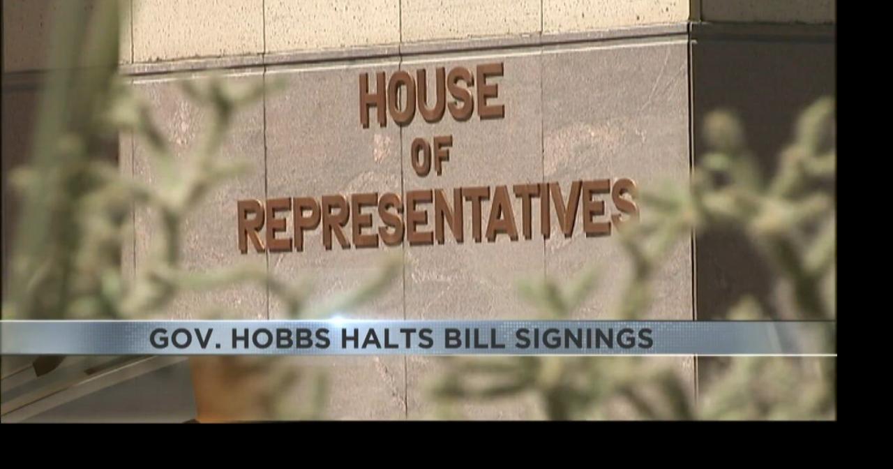 Arizona governor halts bill signing until budget proposal is shared