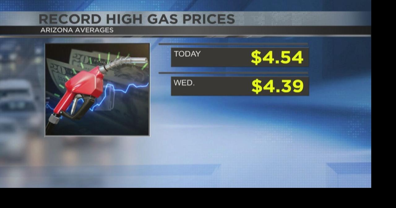 Average price of gas in Tucson sets new record high, according to AAA