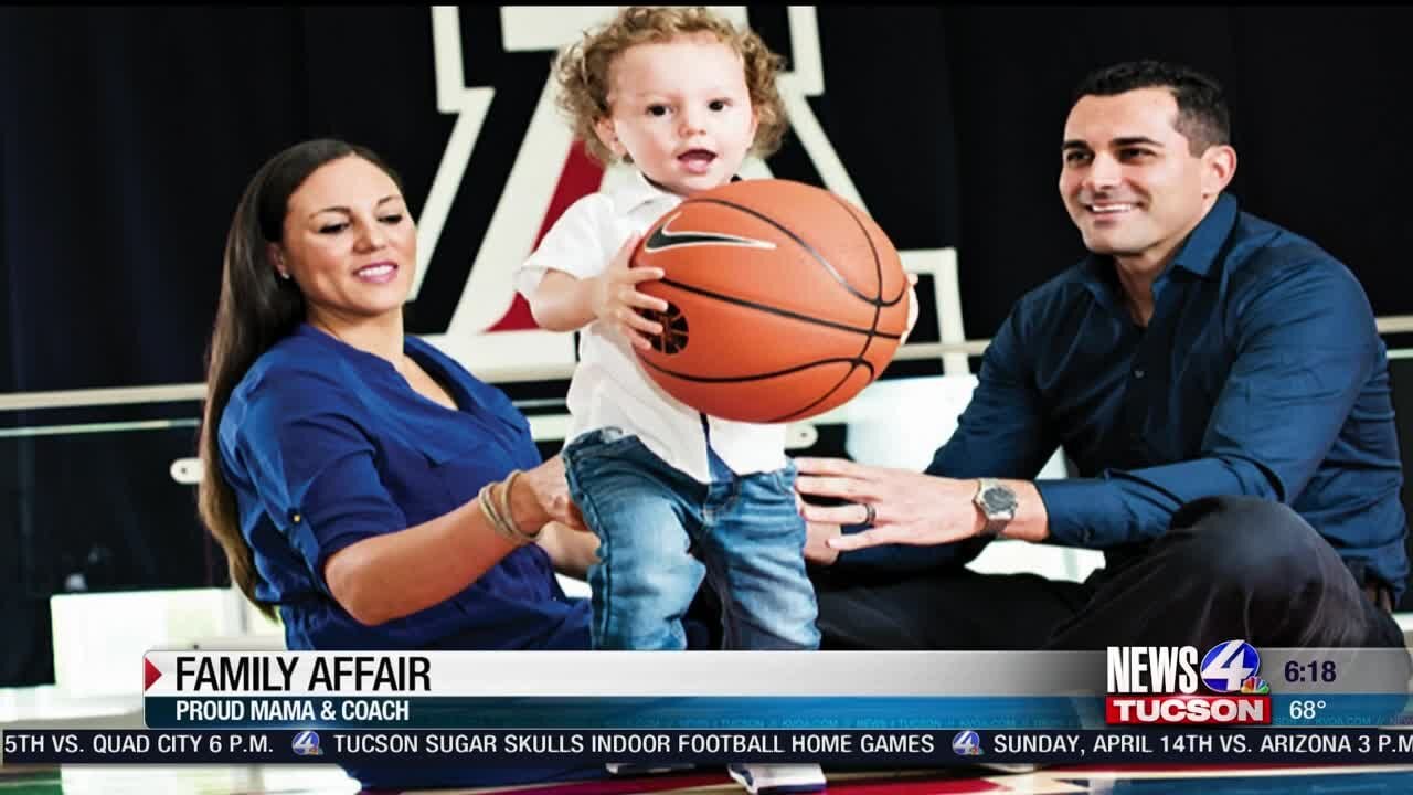 UA's b-ball coach Barnes talks about being a mom, coach & wife | Arizona  Wildcats 