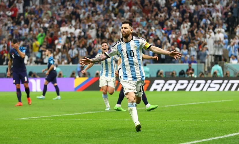 Fans spot Lionel Messi wore different shirt immediately after lifting World  Cup following Argentina's win over France