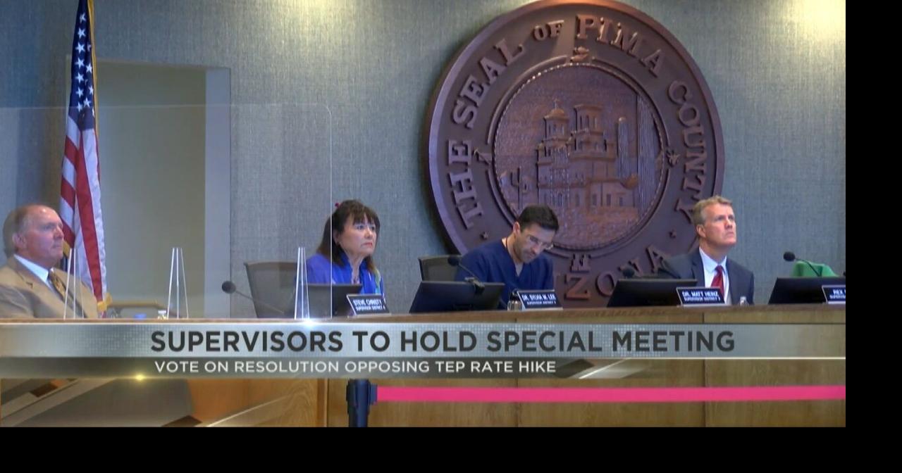 Pima County supervisors to vote on TEP rate hike