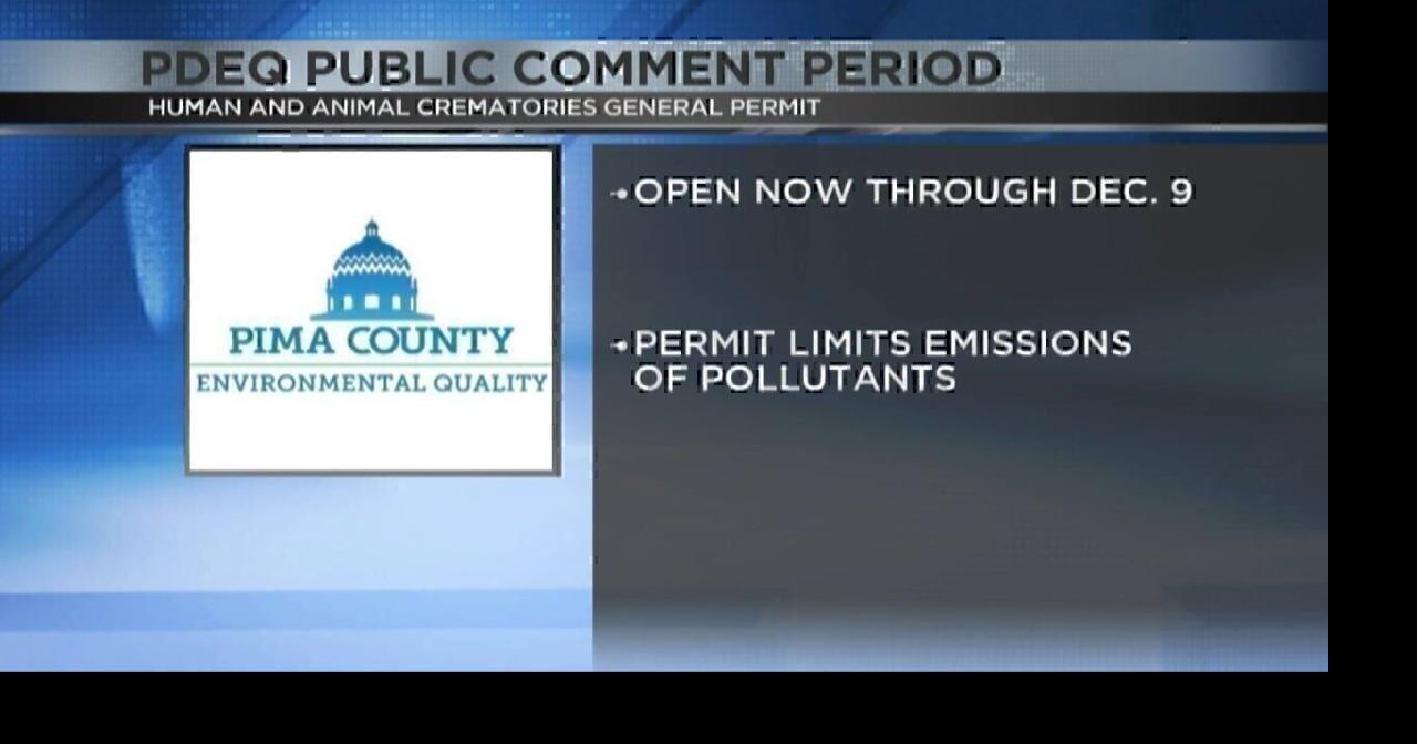 Submit your thoughts on Pima County air permit changes | Video | kvoa.com