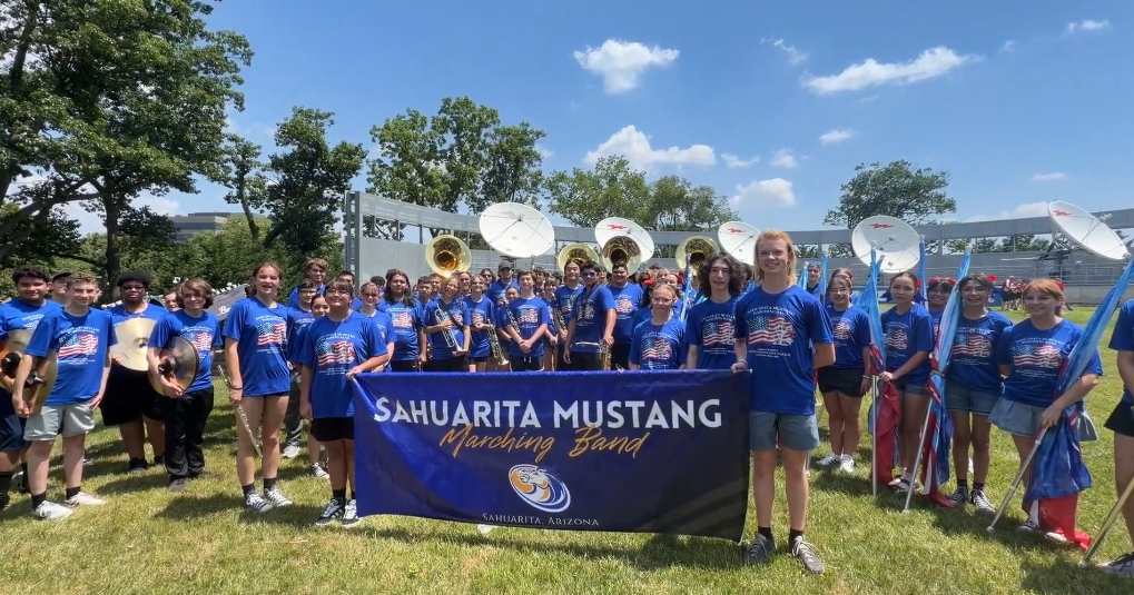 Sahuarita marching band performs in Philadelphia despite parade cancellation
