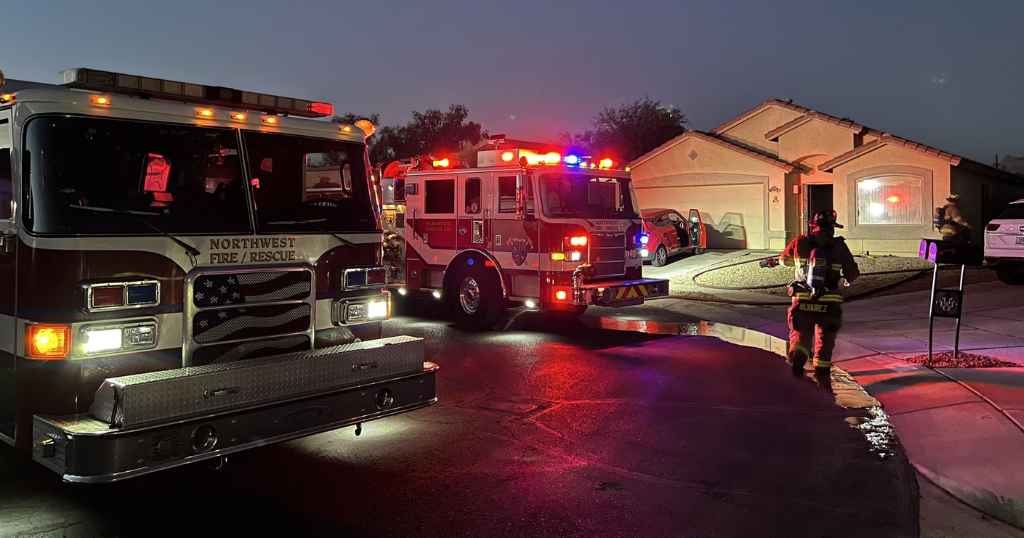 Family displaced in house fire near Red Rock Ridge | News | kvoa.com