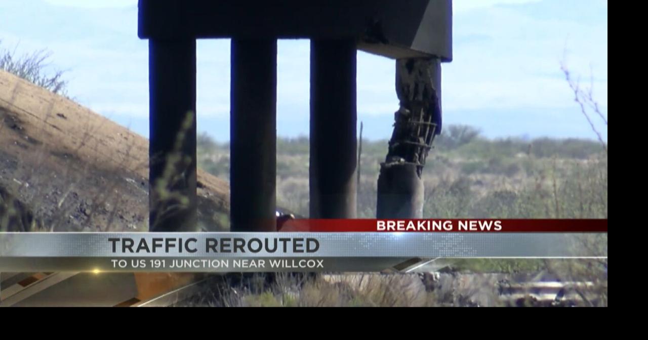 Detours near Willcox after fiery crash Video