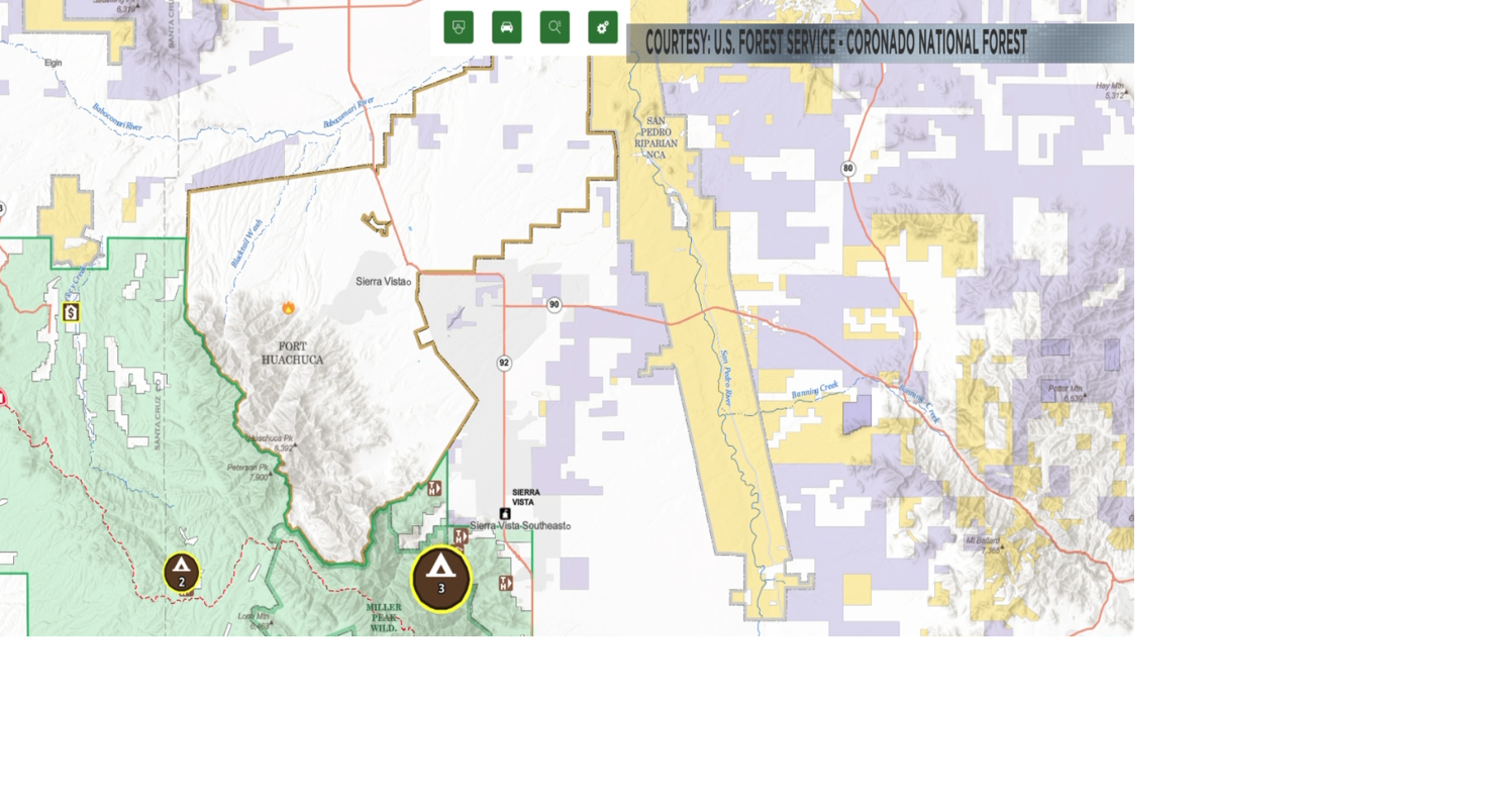 40-acre fire near Fort Huachuca believed caused by lightning