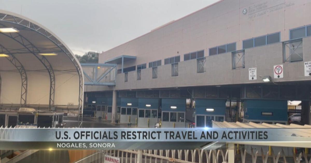US government issues travel restrictions for Nogales, Sonora