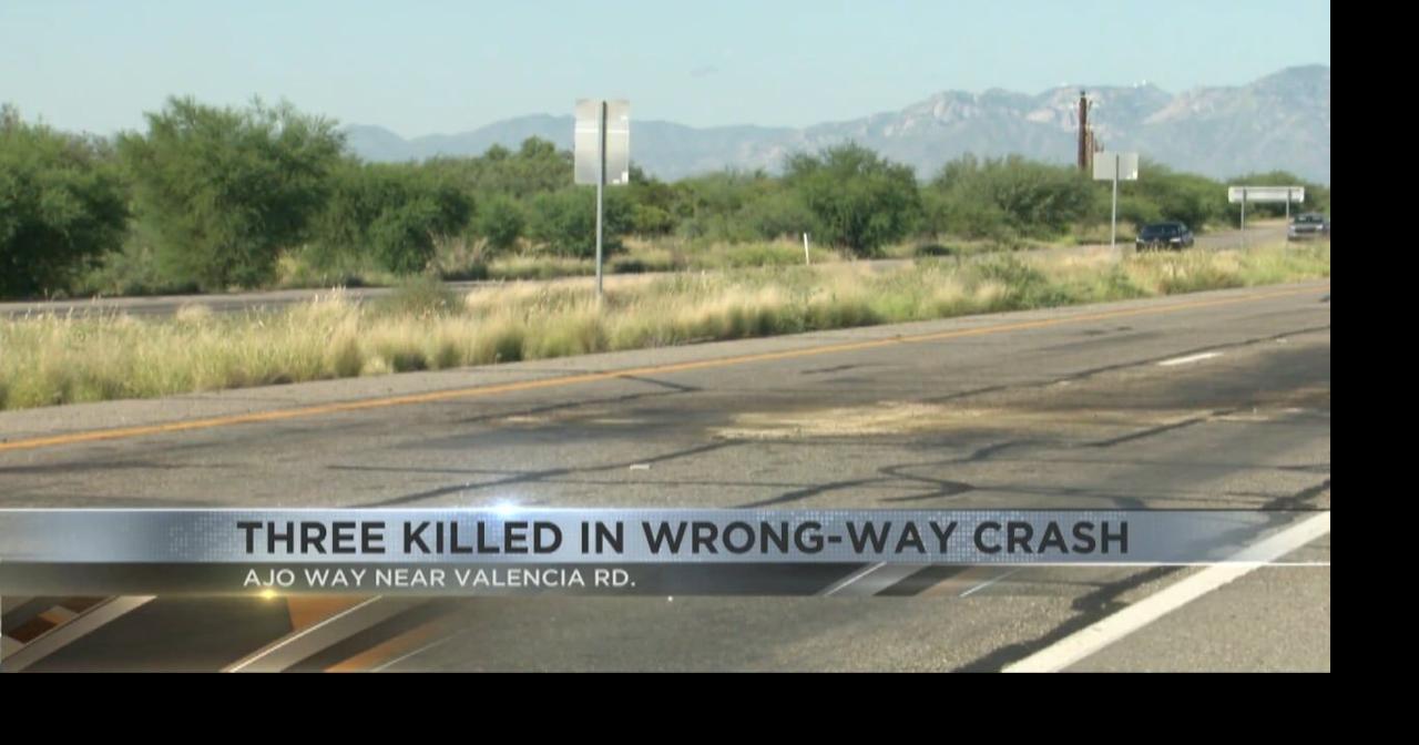 Three people killed in wrong way crash