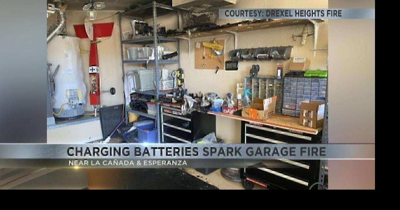 Green Valley resident extinguishes garage fire sparked by charging ...