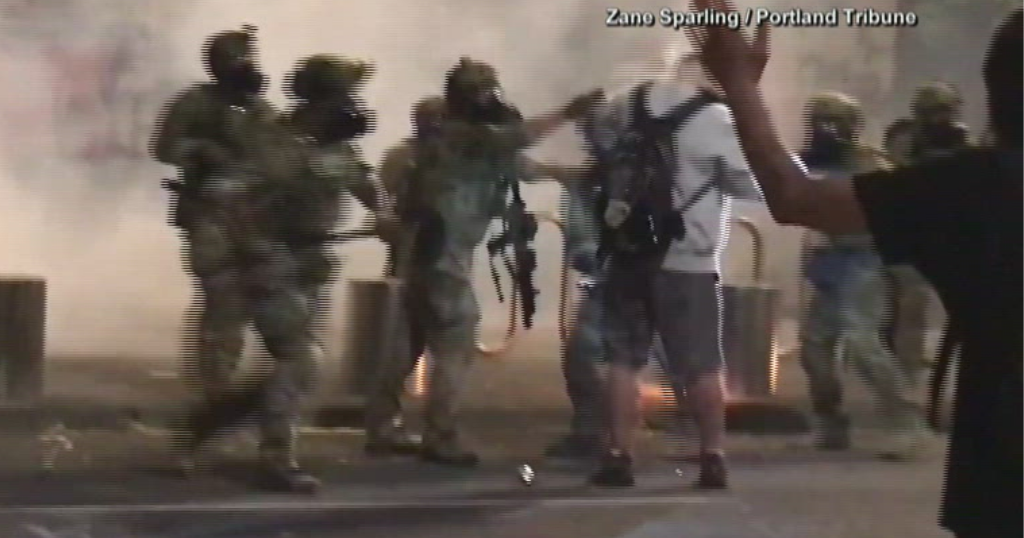 Navy vet beaten with federal officer’s baton after coming to Portland ...