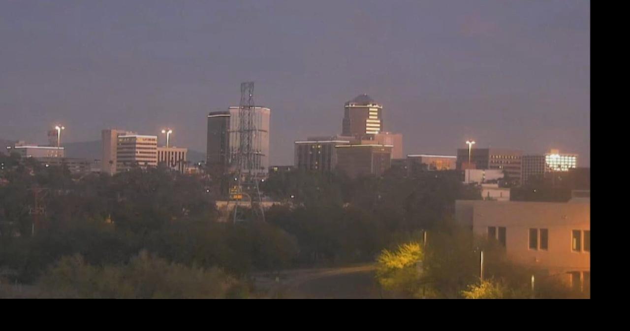 Live look at Downtown Tucson as city prepares for annual Taco Drop