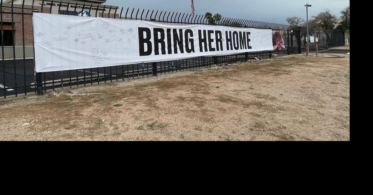 Guthrie banner outside News 4 Tucson brings community together | The  Disappearance of Nancy Guthrie | kvoa.com