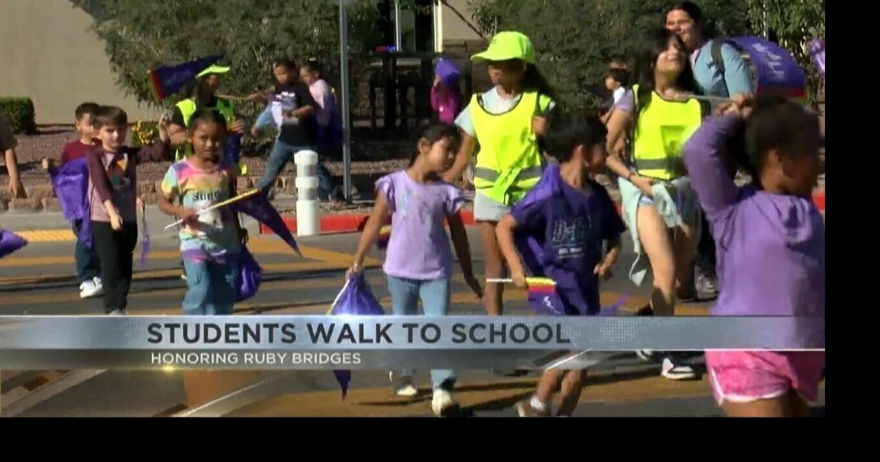 Tucson students walk to school to honor civil rights icon Ruby Bridges