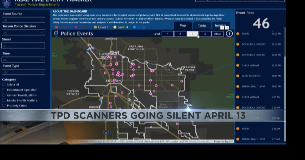 Tucson Police scanners going silent to protect private info during ...
