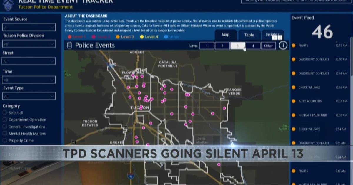Tucson Police scanners going silent to protect private info during ...