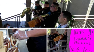 Eastside agency shows gratitude to healthcare workers on National Nurses Day with mariachi performance