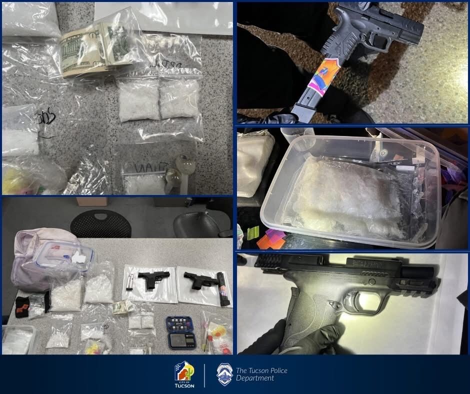 Tucson Police recover drugs and guns during late night traffic stop ...