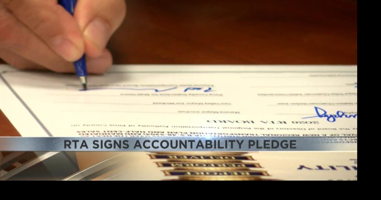 RTA officials sign accountability pledge | Video | kvoa.com