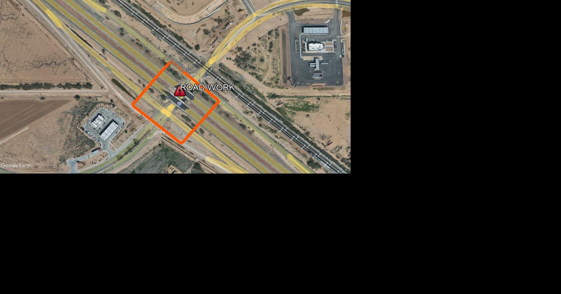 Marana drivers: lane closures hit I-10, Tangerine Road next week