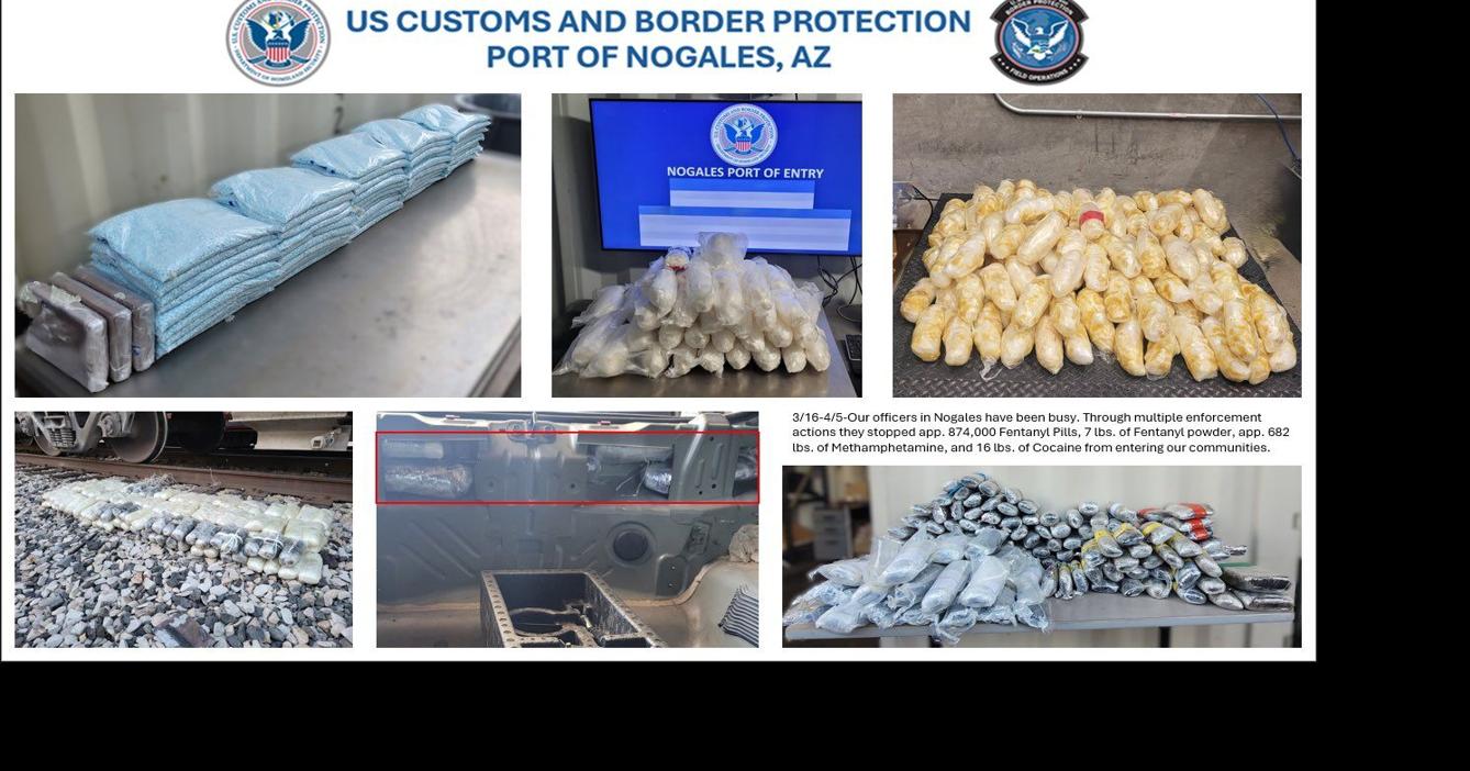 Major drug bust at Nogales port stops nearly 1M fentanyl pills | Crime ...
