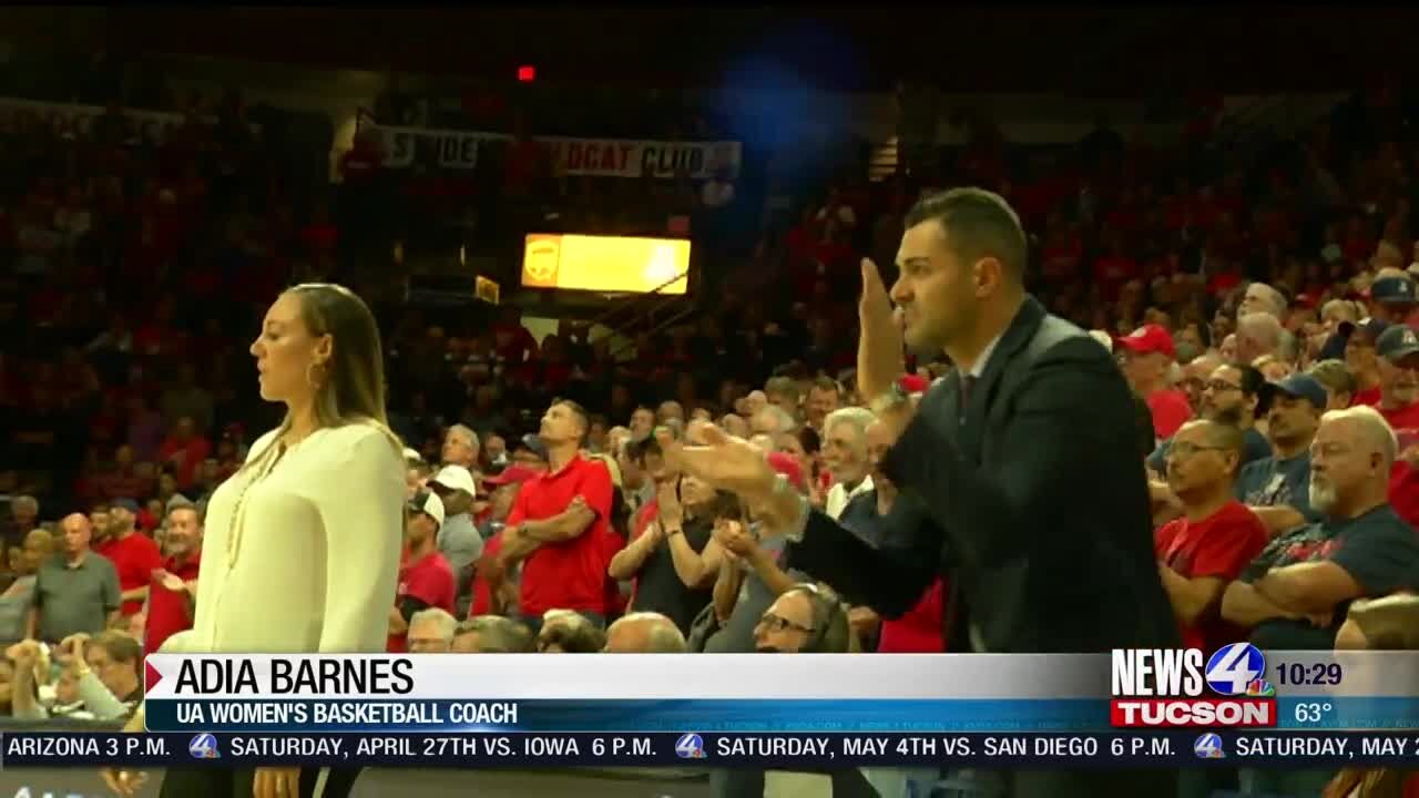 Coach Barnes opens up about husband/assistant coach | Arizona Wildcats |  