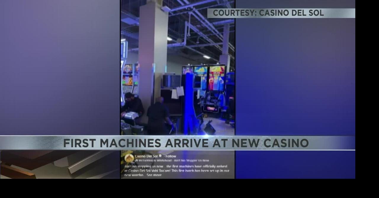 First slot machines arrive at Casino Del Sol Vahi Taa'am | Local News ...