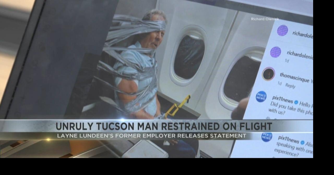 Unruly Tucson passenger restrained on flight
