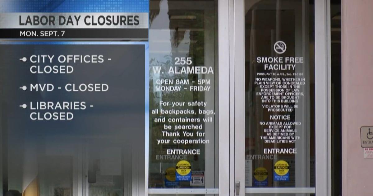 Tucson closures to know in observance of Labor Day
