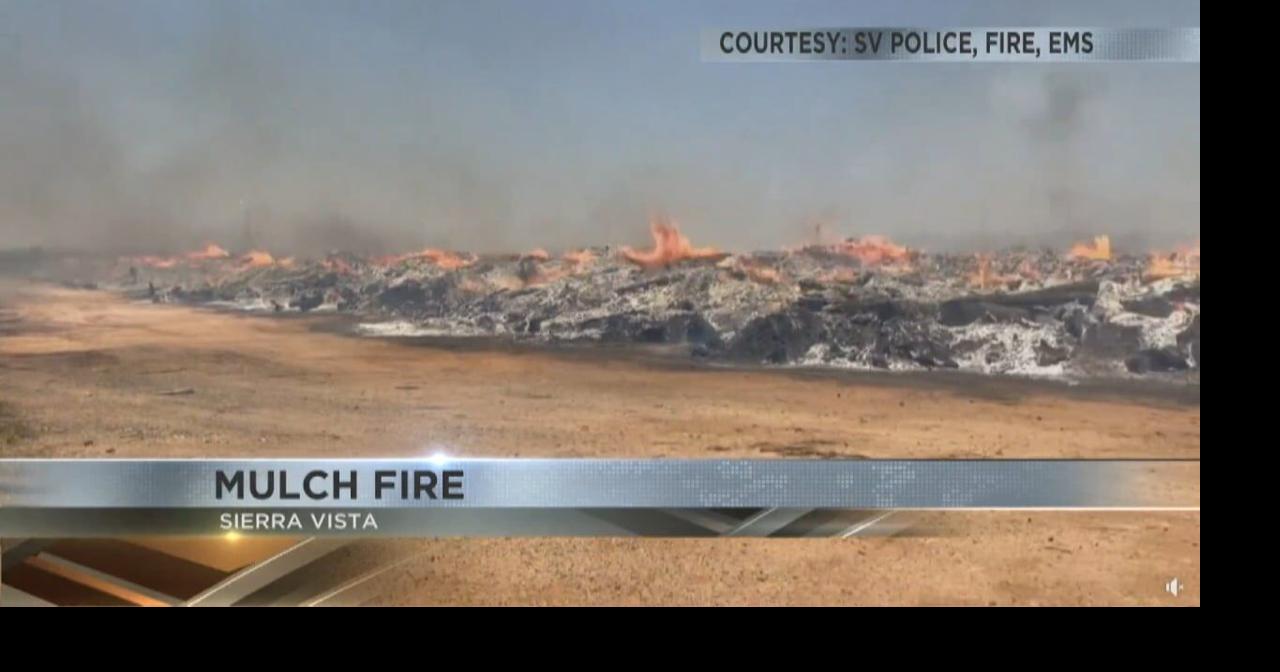Crews work day and night to control mulch fire in Sierra Vista Video
