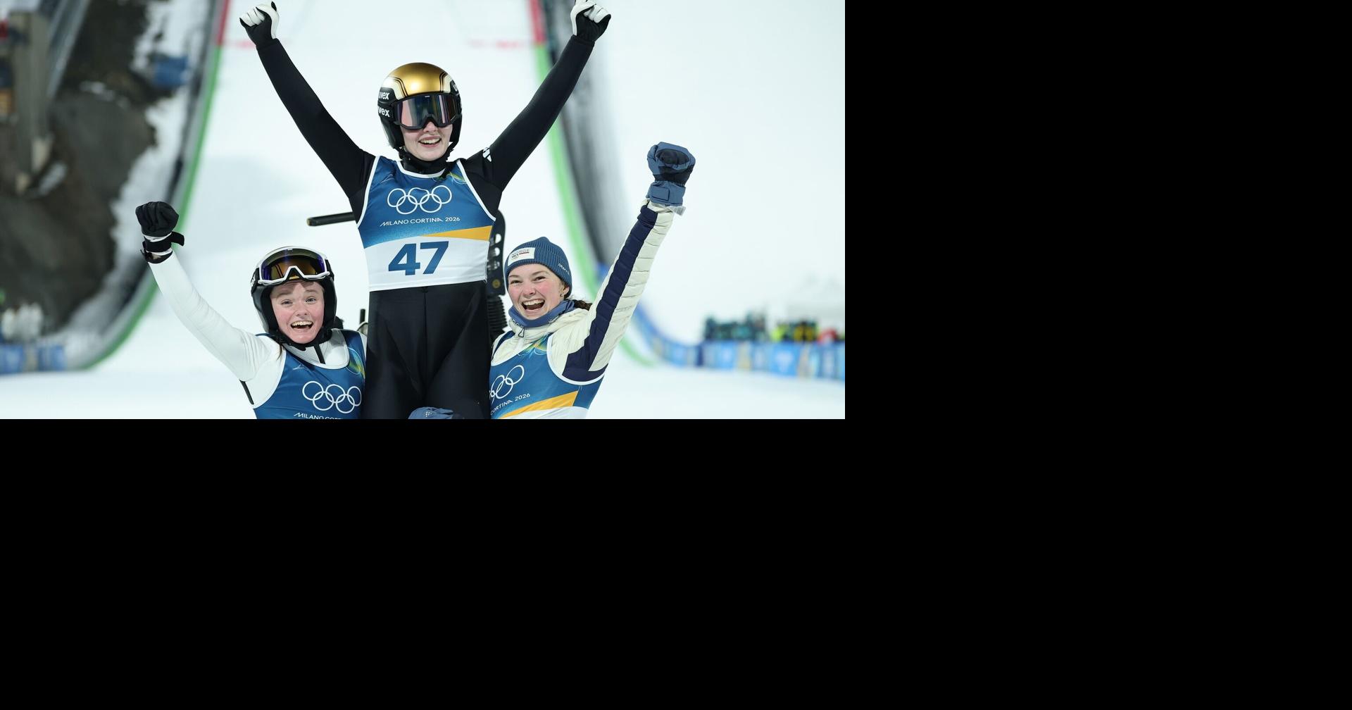 Norway’s Strom upsets women's normal hill, forces Slovenian Prevc into silver