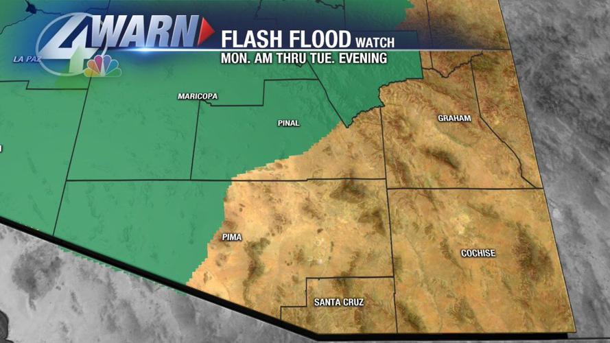 Flash Flood Watch issued for portions of southern Arizona ...