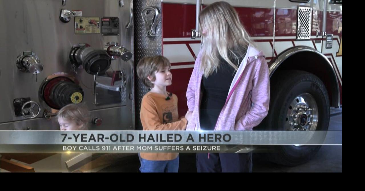 Tucson 7-year-old named hero after saving mom with 911 call | Video ...
