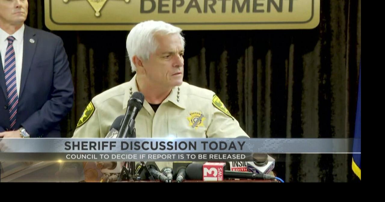 Sheriff Nanos report pulled from Pima County supervisors' agenda ...