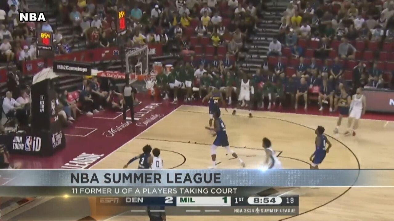 Former Arizona Basketball players tip off in NBA Summer League Video kvoa