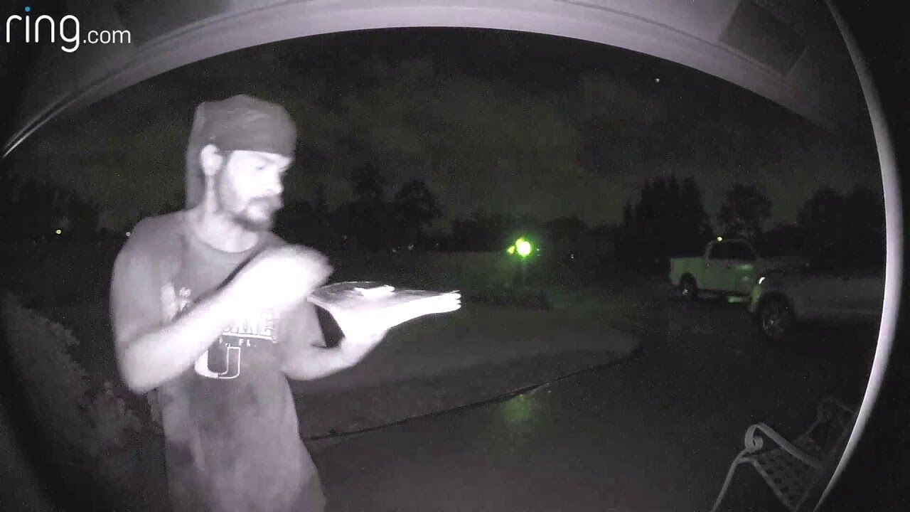 Florida man caught on video licking doorbell