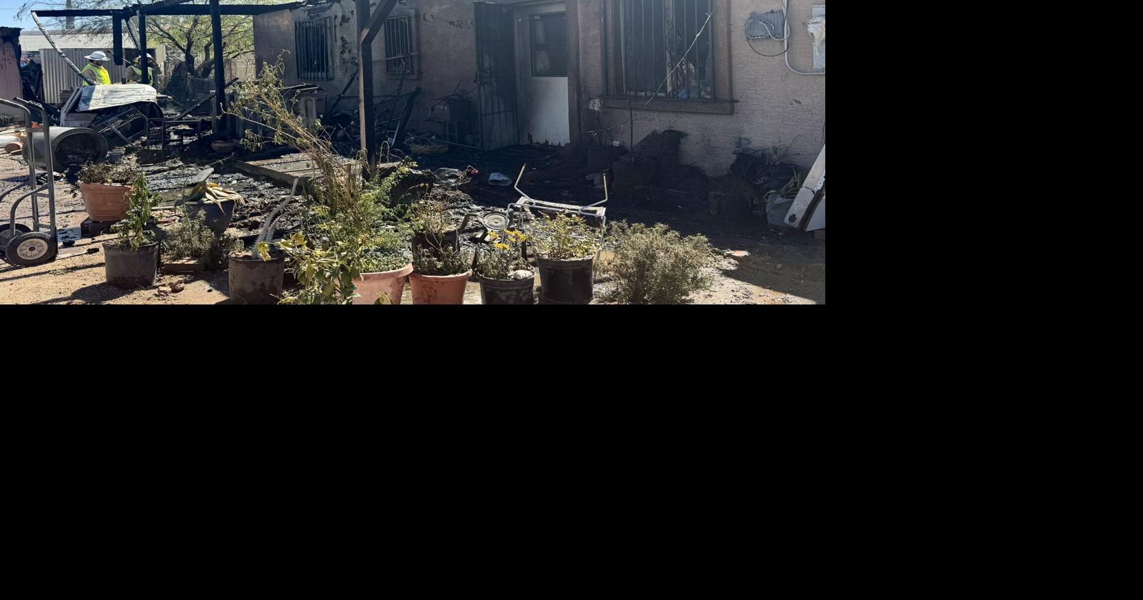 Two people displaced after house fire on Tucson's southside | Local ...
