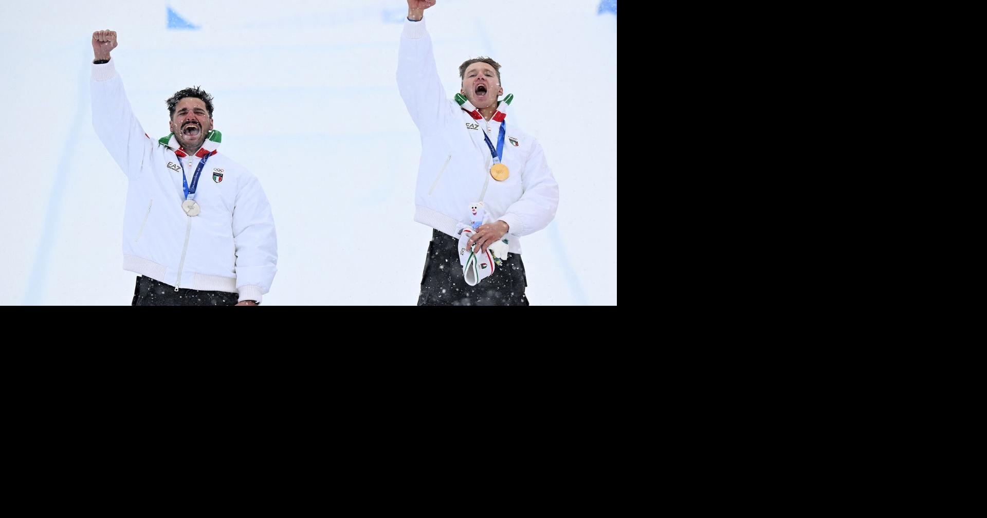 Italians Deromedis, Tomasoni go 1-2 in Olympic men's ski cross on home turf