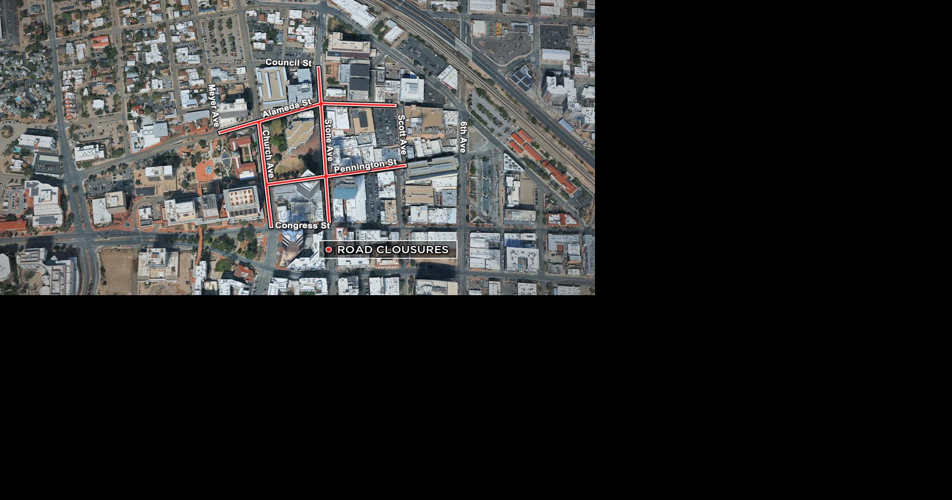 DUSK Festival road closures in Tucson | Local News