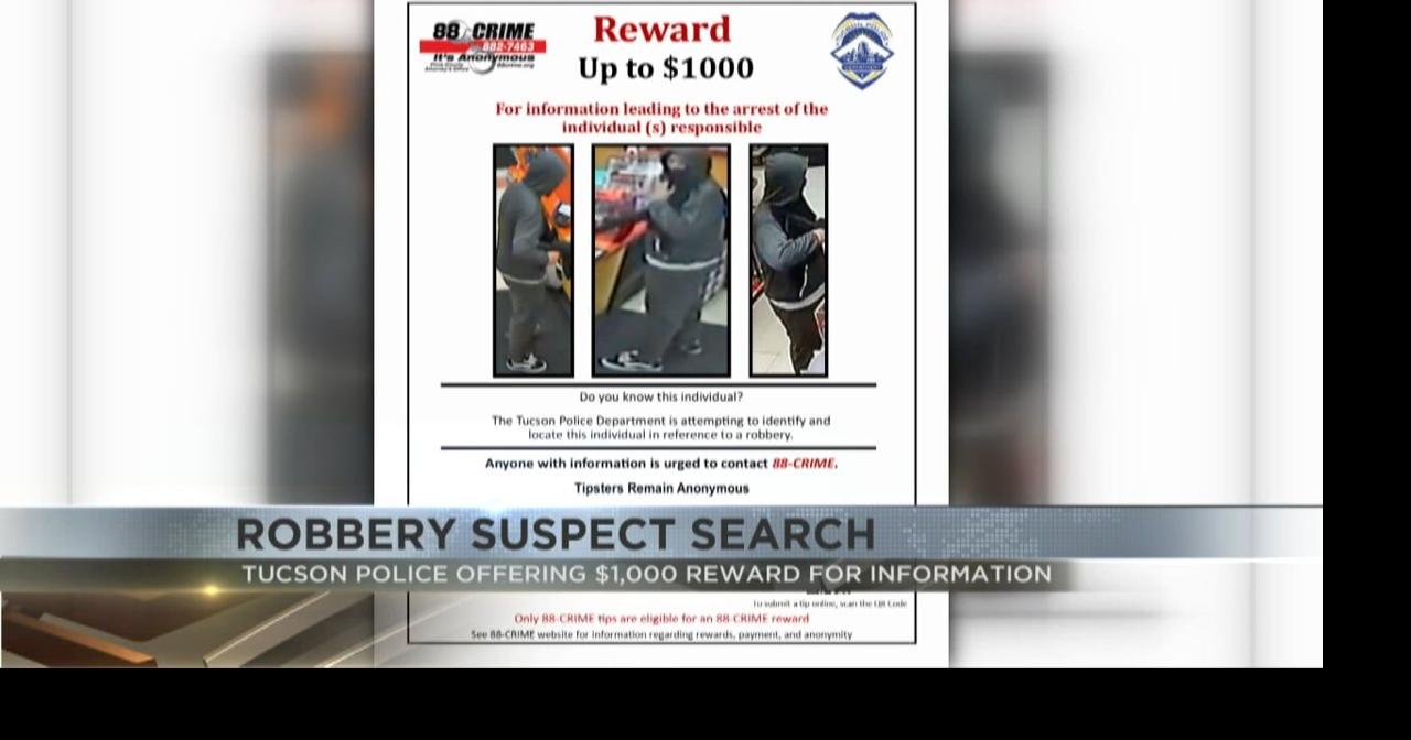 Tucson Police asking for help identifying robbery suspect | Video ...