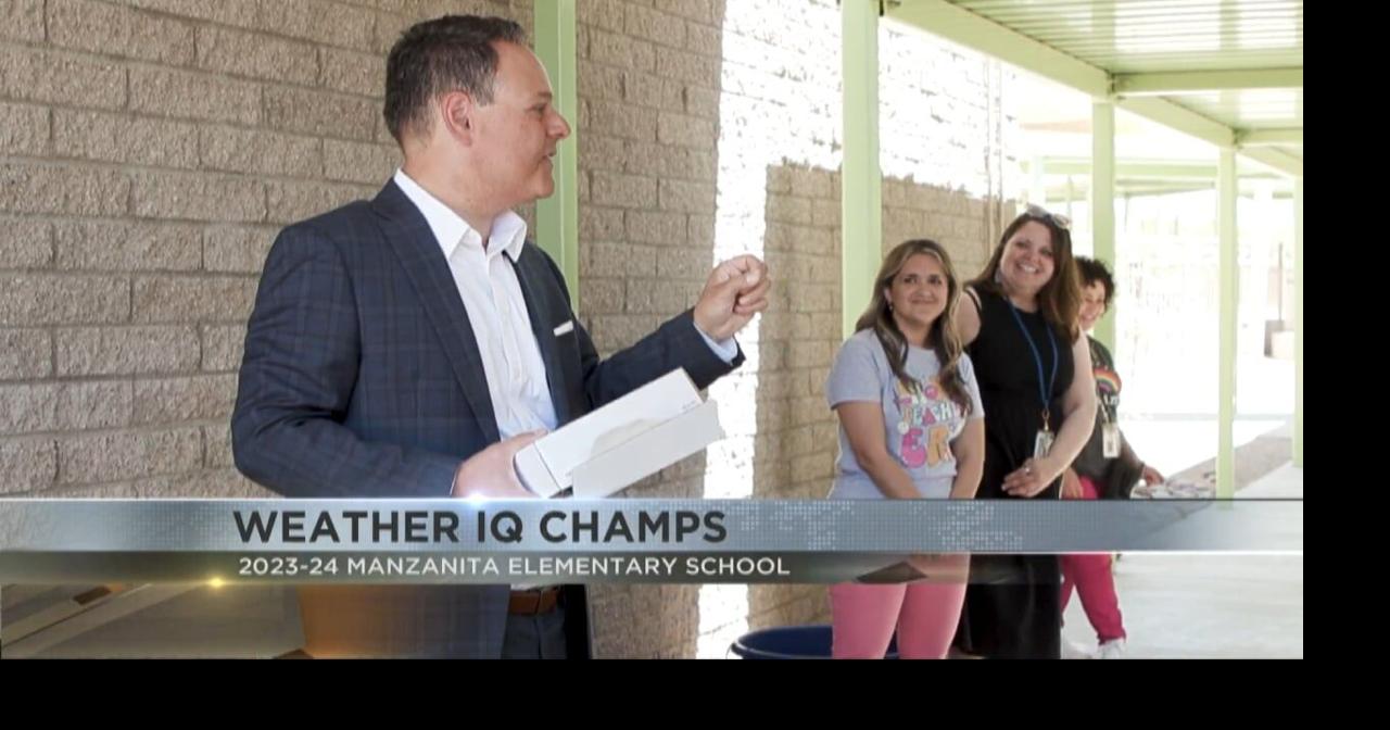 Manzanita Elementary named backtoback Weather IQ champs Video