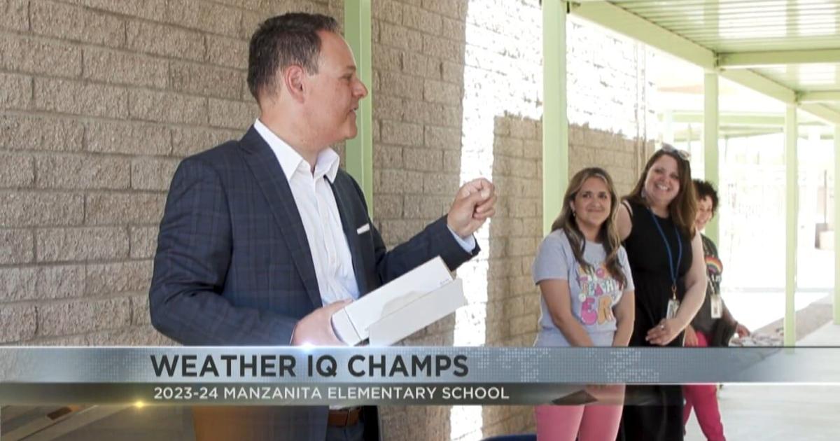 Manzanita Elementary named backtoback Weather IQ champs Video