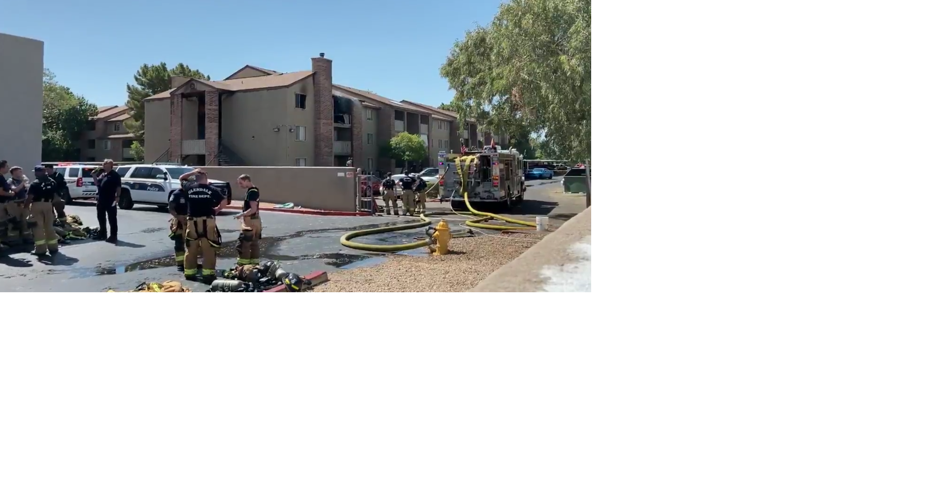 Crews find body after fire breaks out at apartment complex in north ...