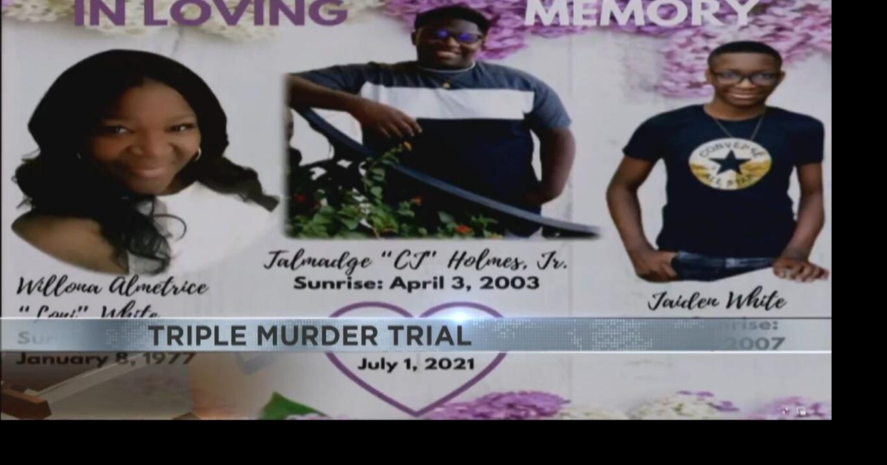 Trial begins for man accused of killing his estranged wife and her two ...