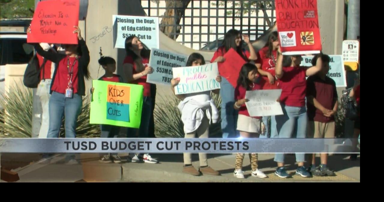 Tucson Teachers, families Rally Against Proposed Education Budget Cuts ...