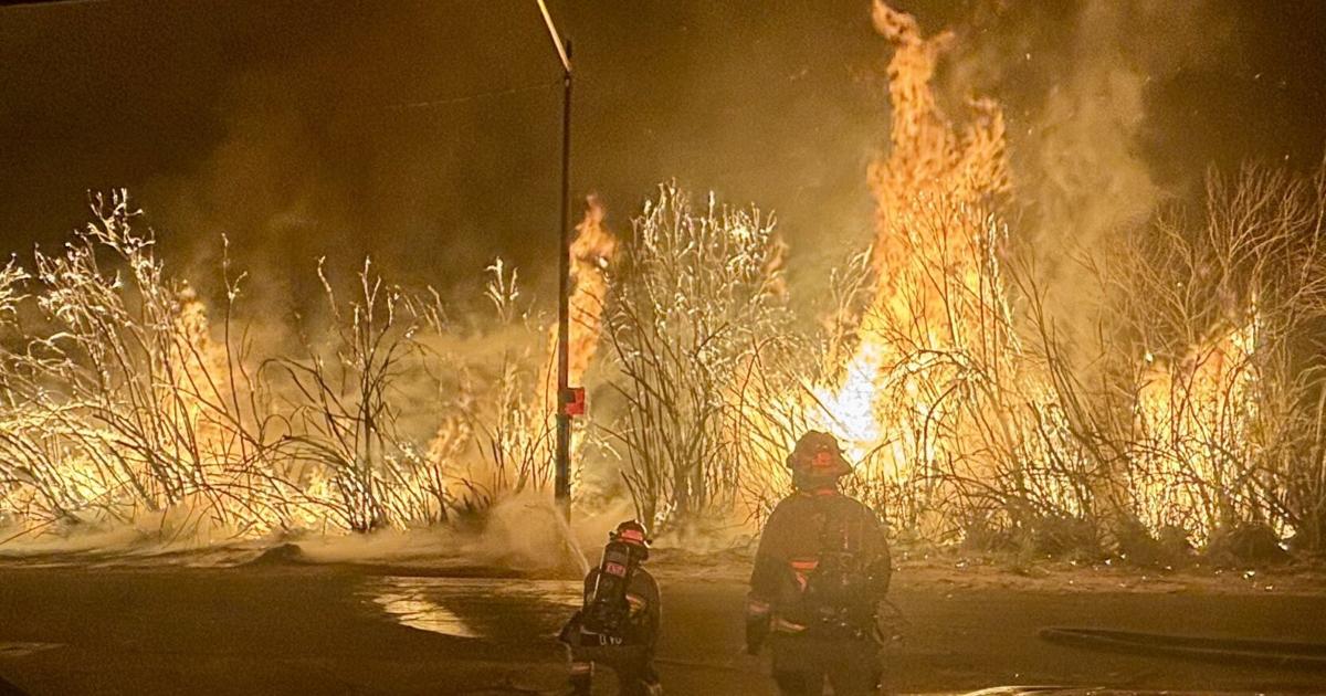 Crews put out large brush fire on Southside Saturday night